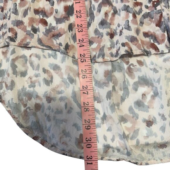 Bella Dahl Hipster Relaxed Animal Print Button Down Shirt - Picture 8 of 8